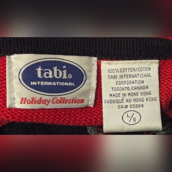 Vintage Tabi International Knitted Holiday Collection Christmas Cardigan - Picture 9 of 9